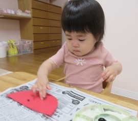 今日のいちご組の様子🍓