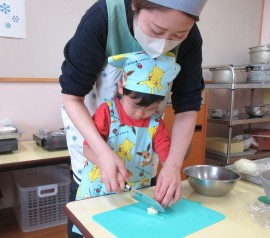 ぶどう組クッキング