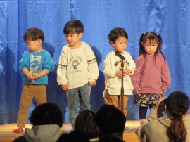 第１６回お遊戯会【第２部　ちゅうりっぷ組・たんぽぽ組】