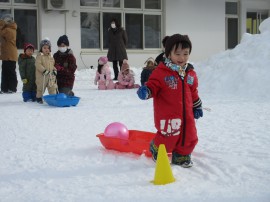 雪中運動会